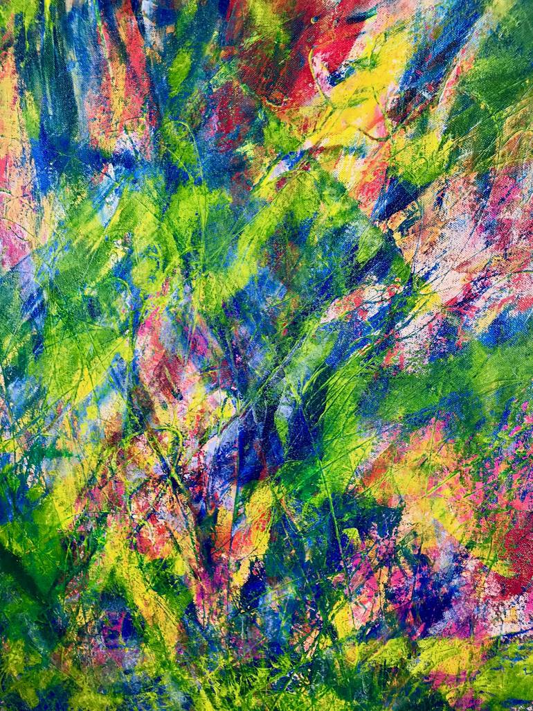 Original Abstract Painting by Nestor Toro