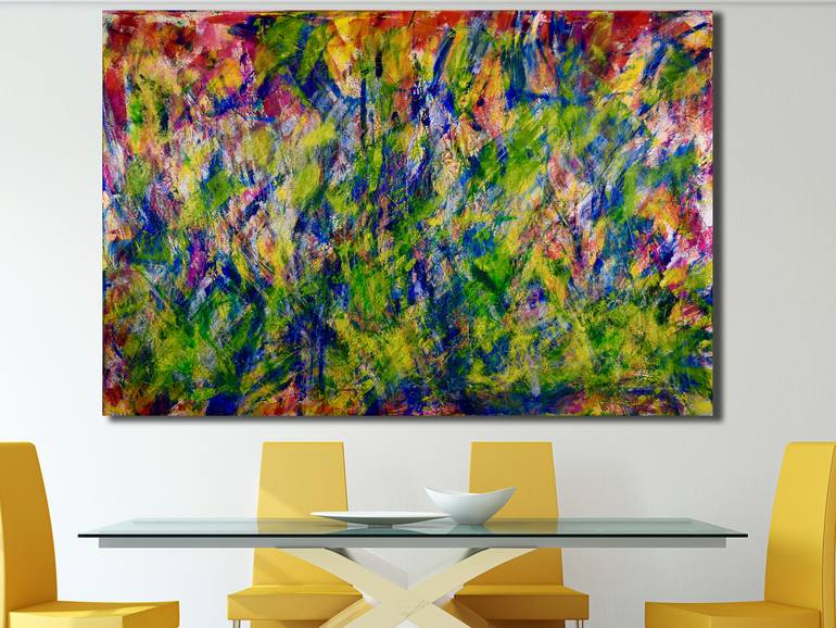 Original Abstract Painting by Nestor Toro