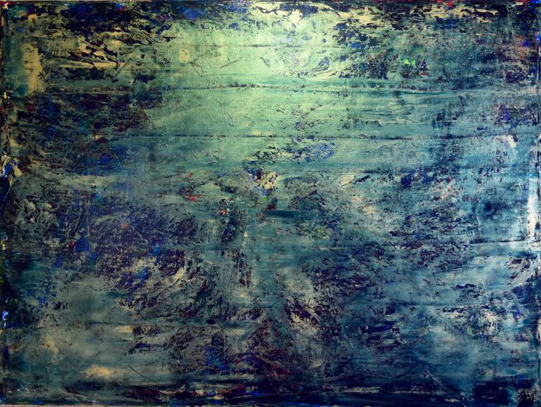 Original Abstract Expressionism Abstract Painting by Nestor Toro