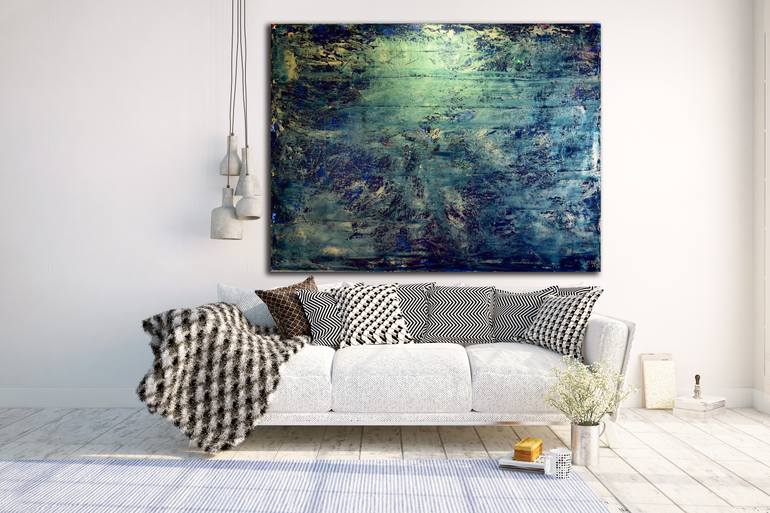 Original Abstract Expressionism Abstract Painting by Nestor Toro