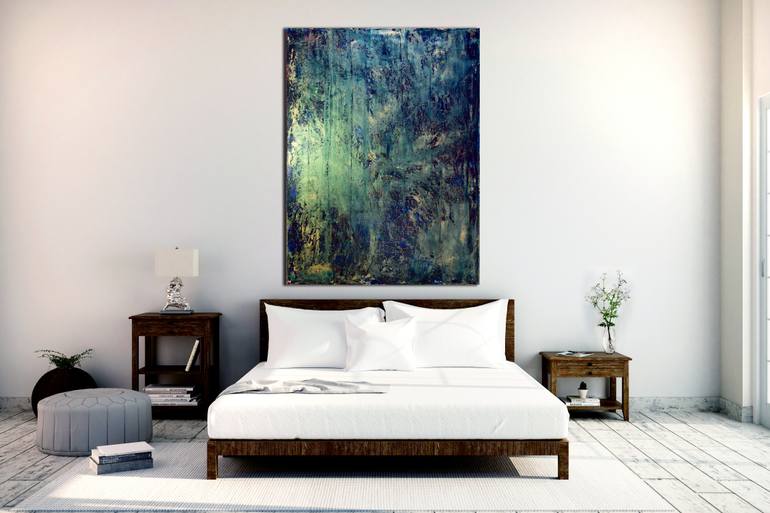 Original Abstract Expressionism Abstract Painting by Nestor Toro