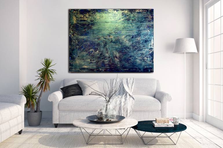 Original Abstract Expressionism Abstract Painting by Nestor Toro