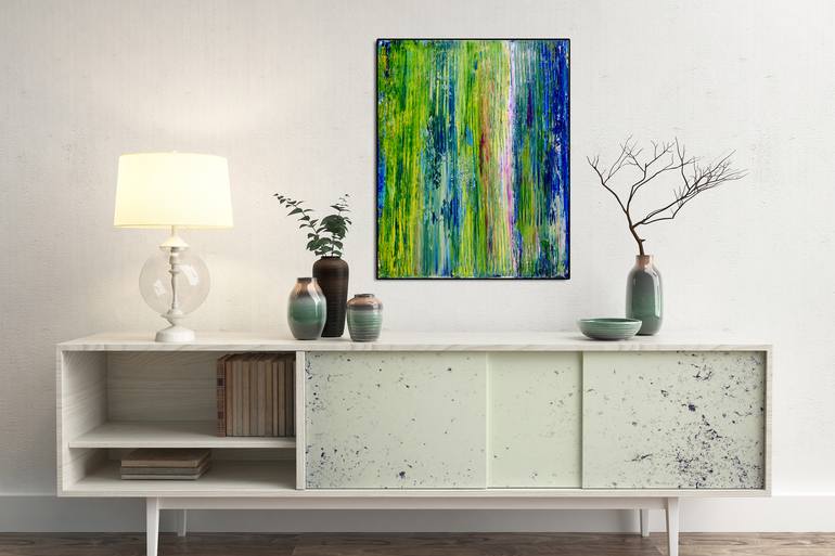 Original Abstract Painting by Nestor Toro