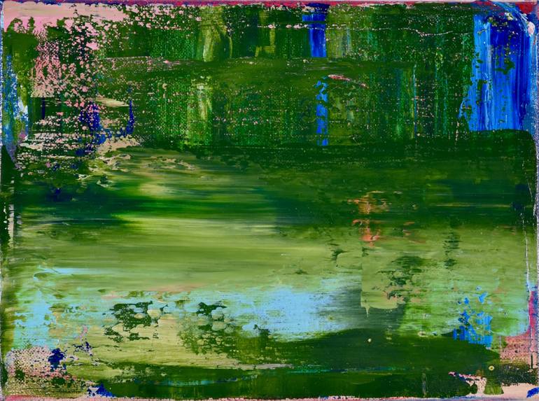 Original Abstract Expressionism Abstract Painting by Nestor Toro