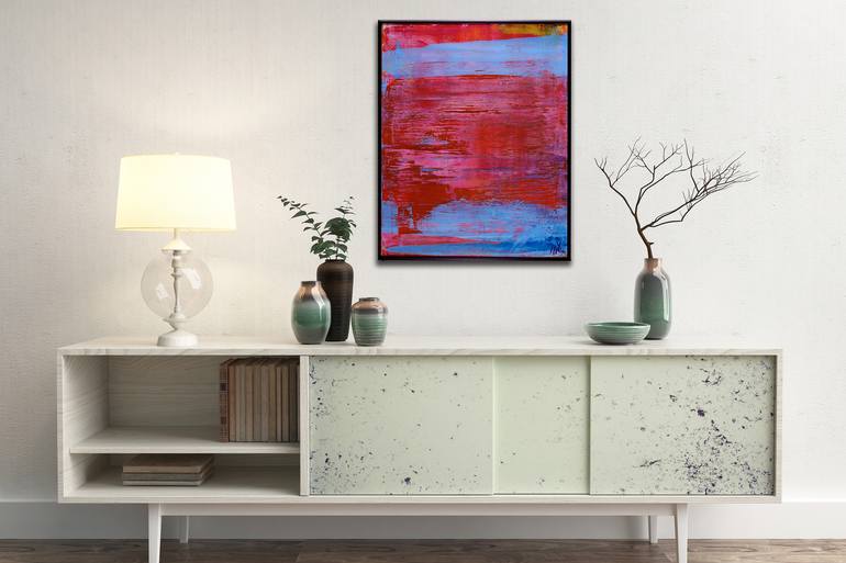 Original Abstract Landscape Painting by Nestor Toro