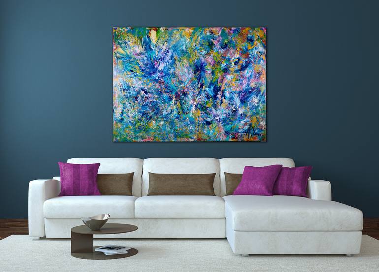 Original Modern Abstract Painting by Nestor Toro