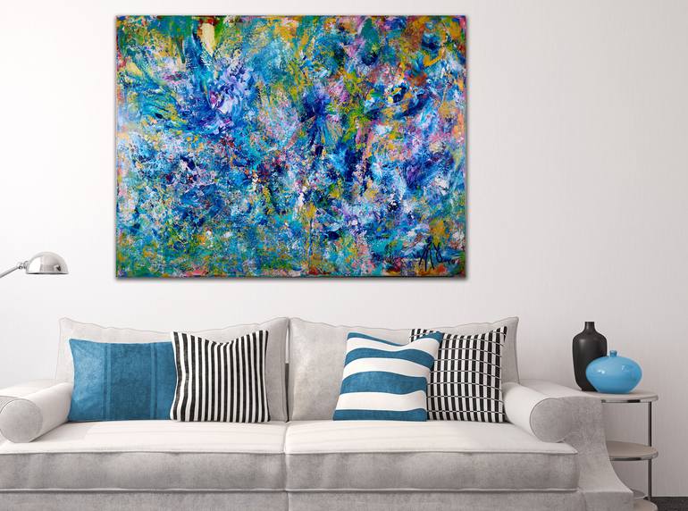 Original Modern Abstract Painting by Nestor Toro