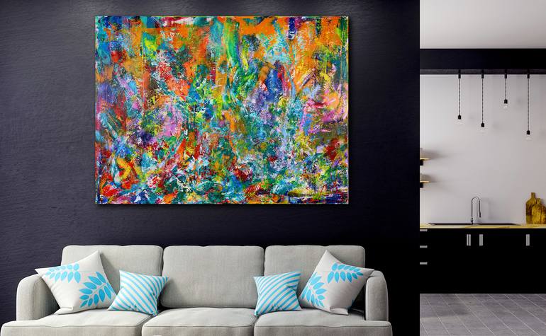 Original Abstract Painting by Nestor Toro