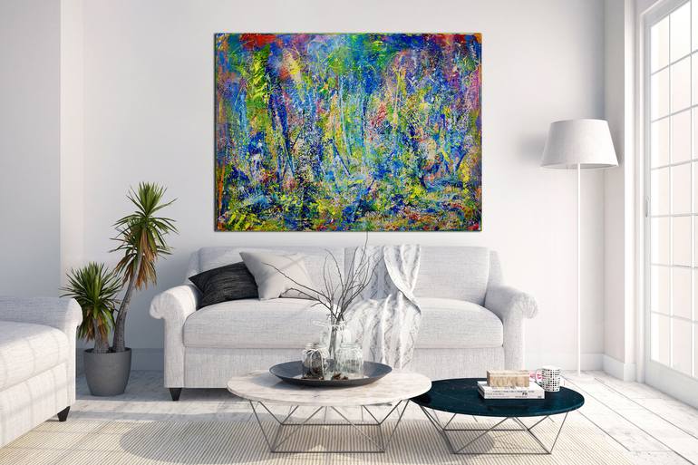 Original Expressionism Abstract Painting by Nestor Toro