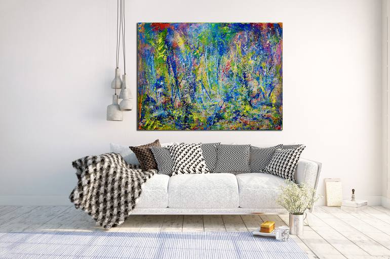 Original Expressionism Abstract Painting by Nestor Toro