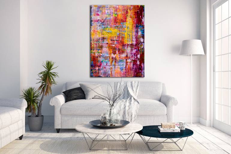 Original Abstract Expressionism Abstract Painting by Nestor Toro
