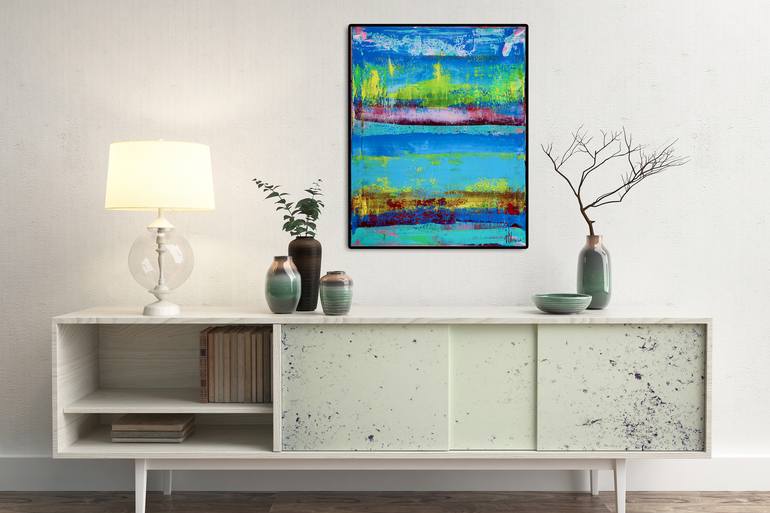 Original Abstract Painting by Nestor Toro