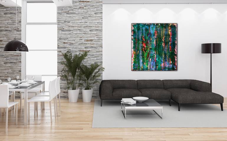 Original Fine Art Abstract Painting by Nestor Toro