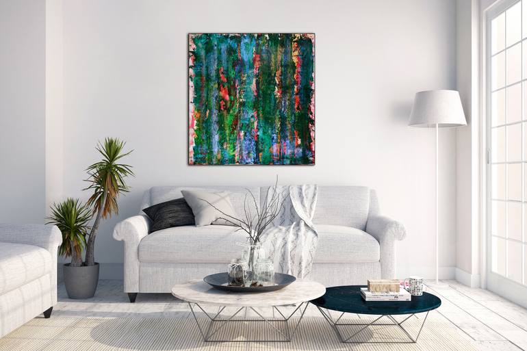 Original Abstract Painting by Nestor Toro