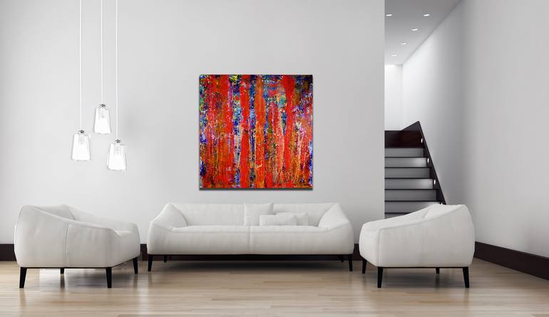 Original Fine Art Abstract Painting by Nestor Toro