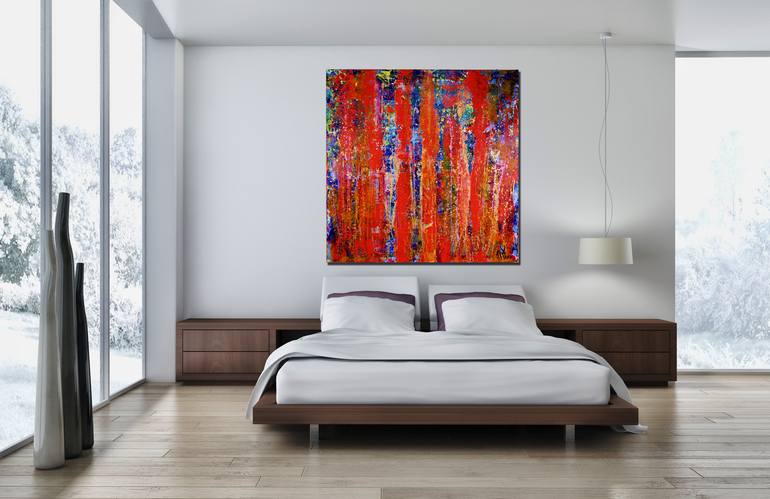 Original Fine Art Abstract Painting by Nestor Toro