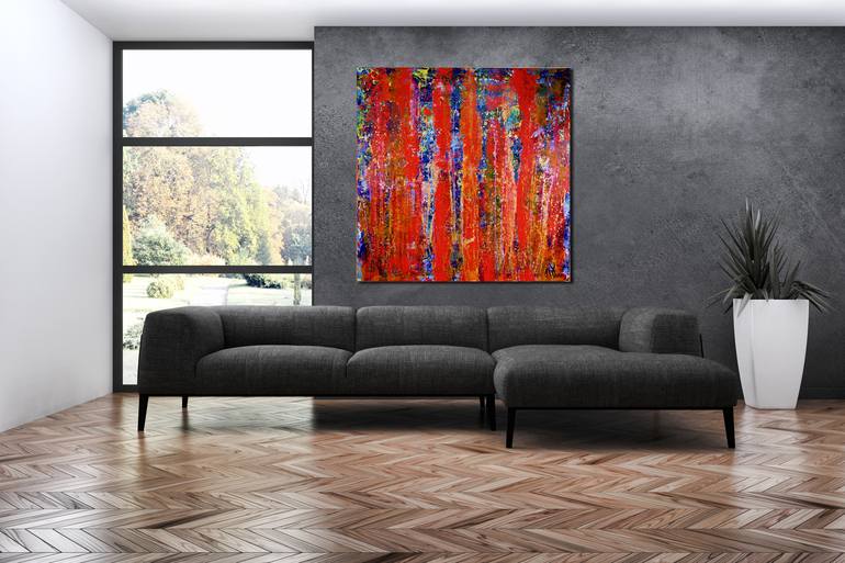 Original Fine Art Abstract Painting by Nestor Toro