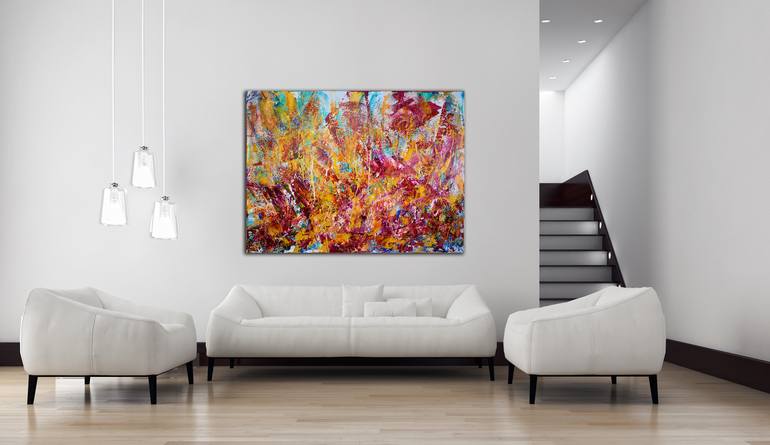 Original Modern Abstract Painting by Nestor Toro