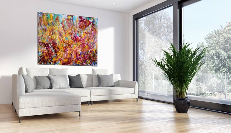 Original Modern Abstract Painting by Nestor Toro