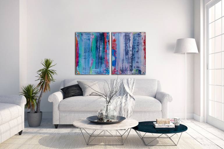 Original Abstract Painting by Nestor Toro