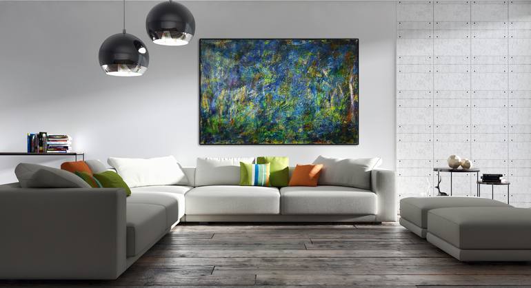 Original Abstract Nature Painting by Nestor Toro