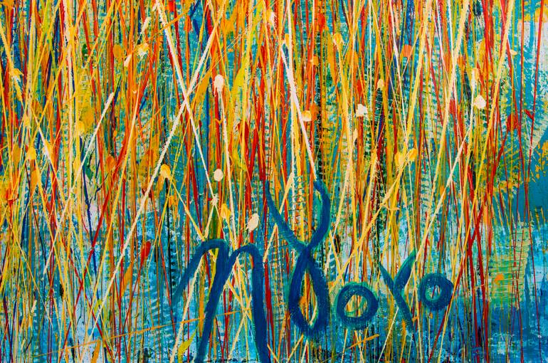 Original Abstract Nature Painting by Nestor Toro