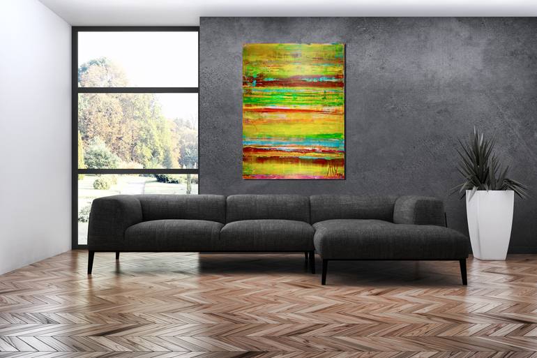 Original Modern Abstract Painting by Nestor Toro