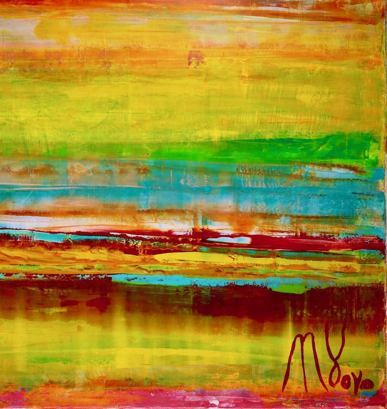 Original Modern Abstract Painting by Nestor Toro