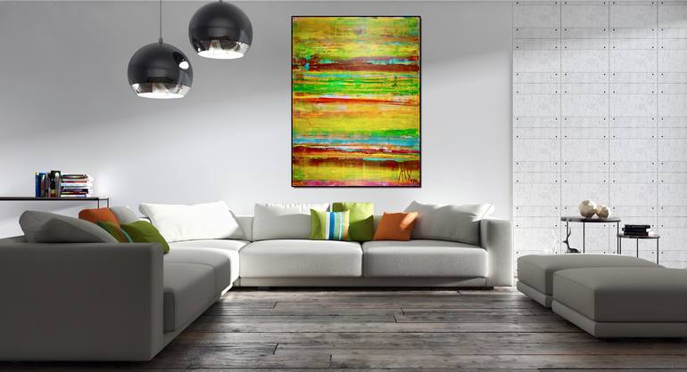 Original Abstract Painting by Nestor Toro