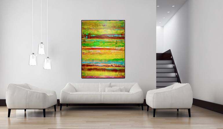 Original Modern Abstract Painting by Nestor Toro