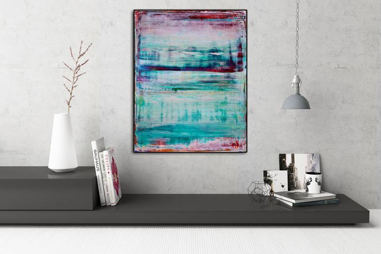 Original Fine Art Abstract Painting by Nestor Toro