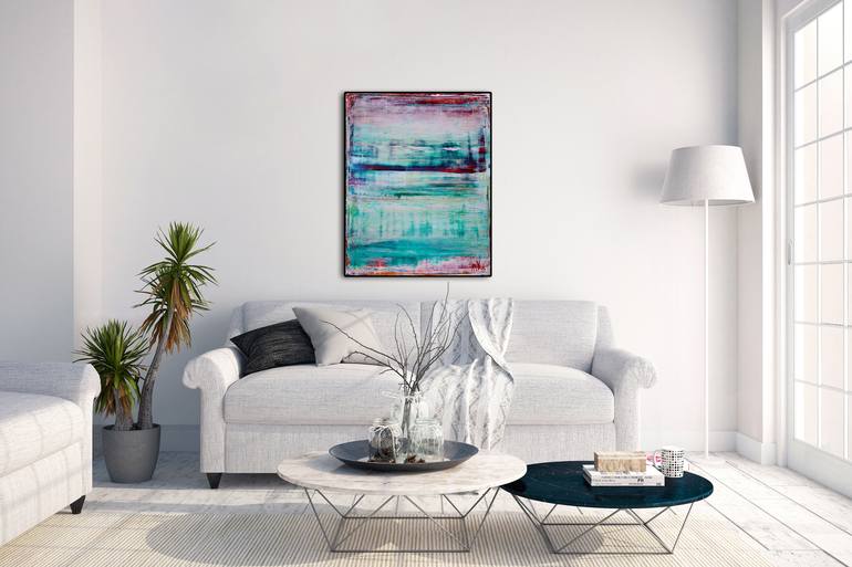 Original Fine Art Abstract Painting by Nestor Toro