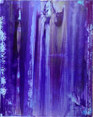 Original Fine Art Abstract Paintings by Nestor Toro