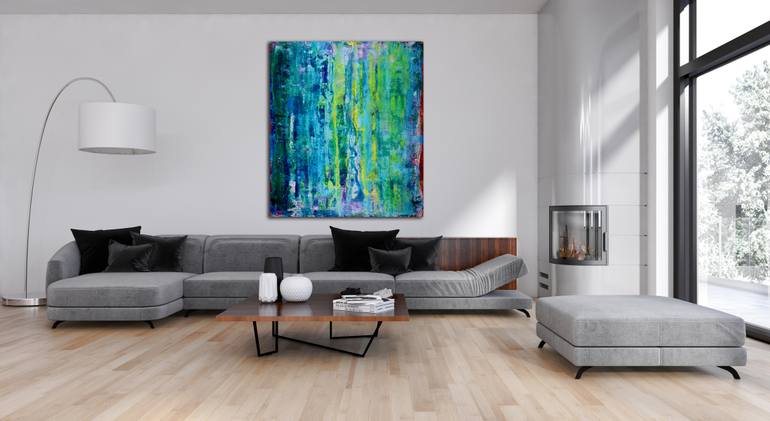 Original Abstract Expressionism Abstract Painting by Nestor Toro