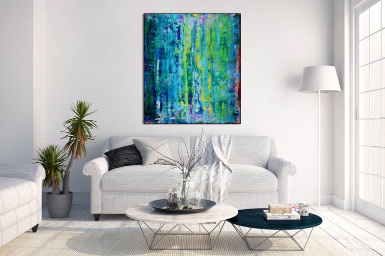 Original Abstract Expressionism Abstract Painting by Nestor Toro