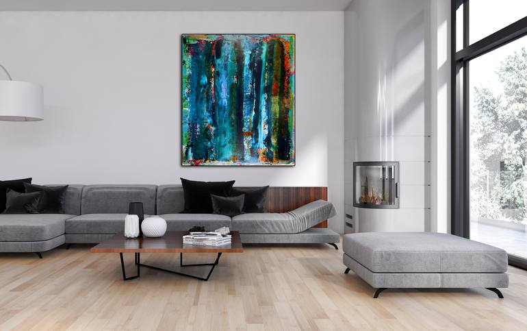 Original Modern Abstract Painting by Nestor Toro