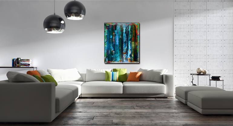 Original Modern Abstract Painting by Nestor Toro