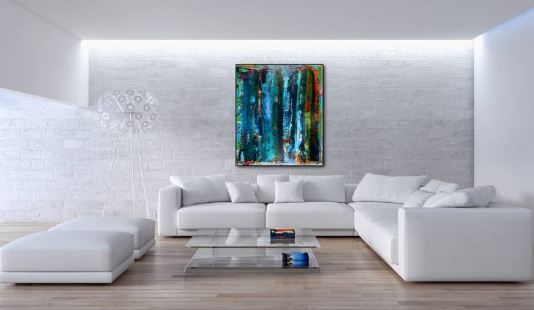 Original Modern Abstract Painting by Nestor Toro