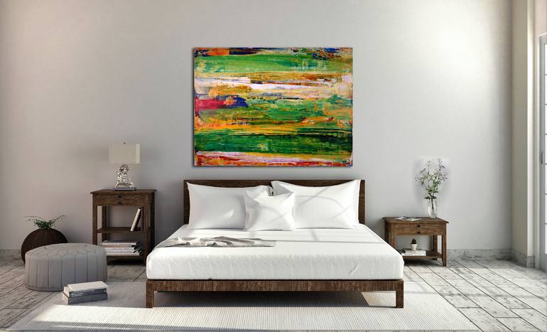 Original Fine Art Abstract Painting by Nestor Toro