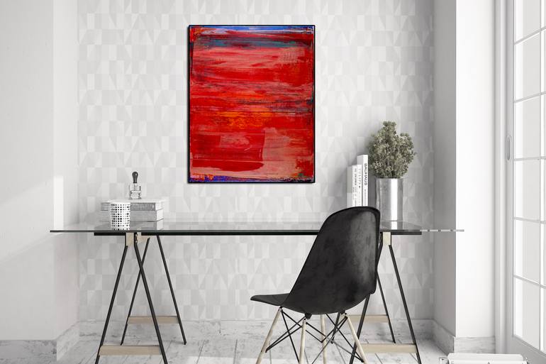 Original Abstract Expressionism Abstract Painting by Nestor Toro