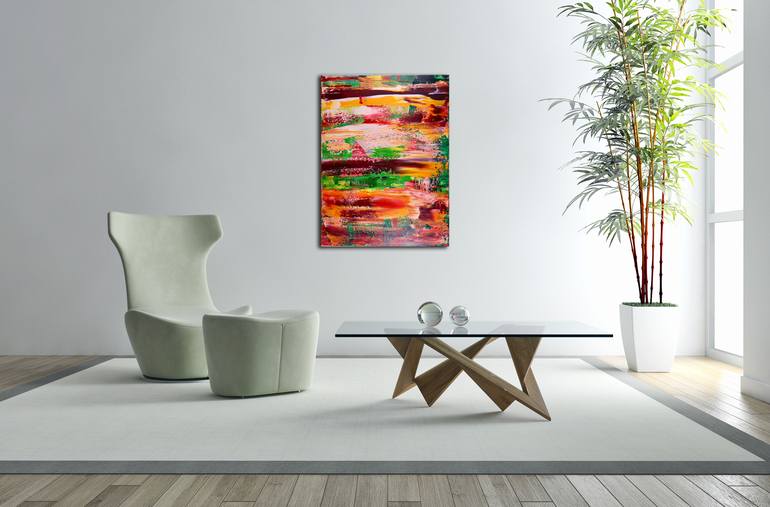 Original Expressionism Abstract Painting by Nestor Toro