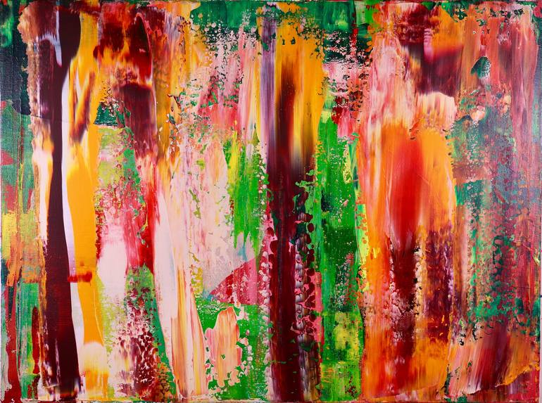 Original Expressionism Abstract Painting by Nestor Toro