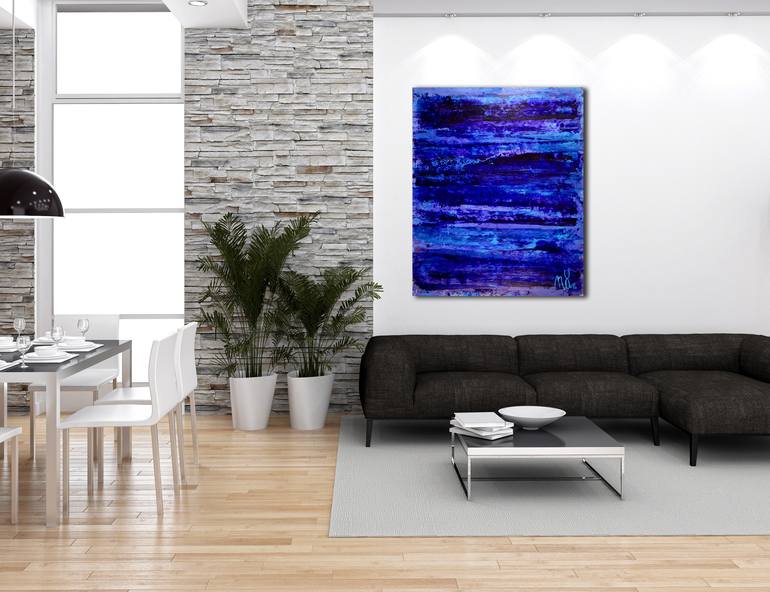 Original Abstract Nature Painting by Nestor Toro