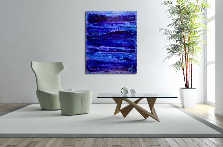 Original Abstract Nature Painting by Nestor Toro