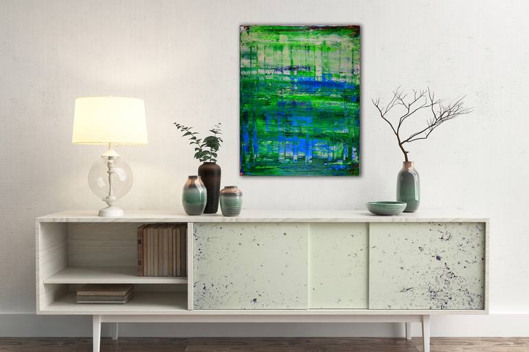 Original Abstract Nature Painting by Nestor Toro