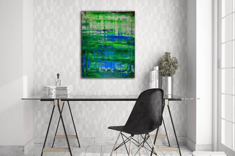 Original Abstract Nature Painting by Nestor Toro