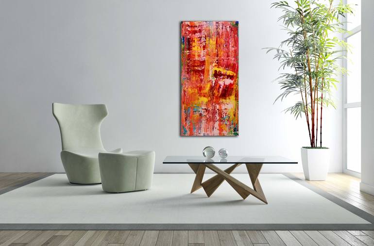 Original Abstract Expressionism Abstract Painting by Nestor Toro