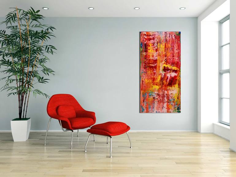 Original Abstract Expressionism Abstract Painting by Nestor Toro