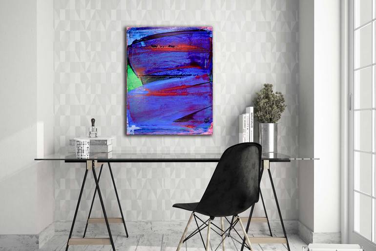 Original Abstract Expressionism Abstract Painting by Nestor Toro