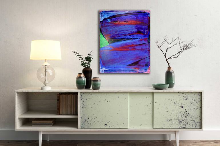 Original Abstract Expressionism Abstract Painting by Nestor Toro